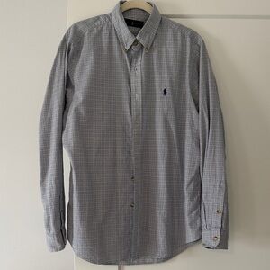 Ralph Lauren Blue Label Men's Navy Plaid Shirt